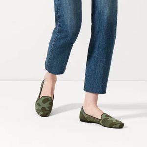 Rothy’s Olive Camo Green Women Sz 5 Loafers